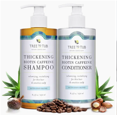 Thickening Biotin Caffeine Shampoo & Conditioner Set