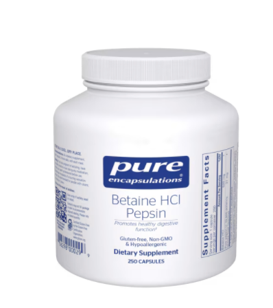 Betaine HCl Pepsin 250ct