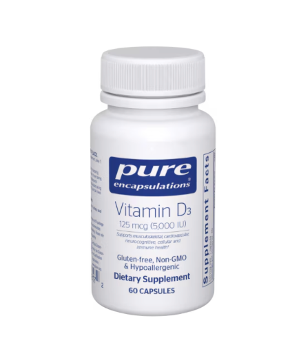 Vitamin D3 125 mcg (5,000 IU) 60ct